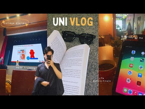 Productive uni vlog☕schoolwork, studying, quizzes, life before finals