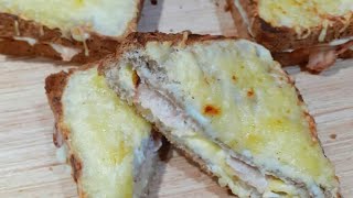 سندويتش الكروك موسيو السهل Croque monsieur trop  facile