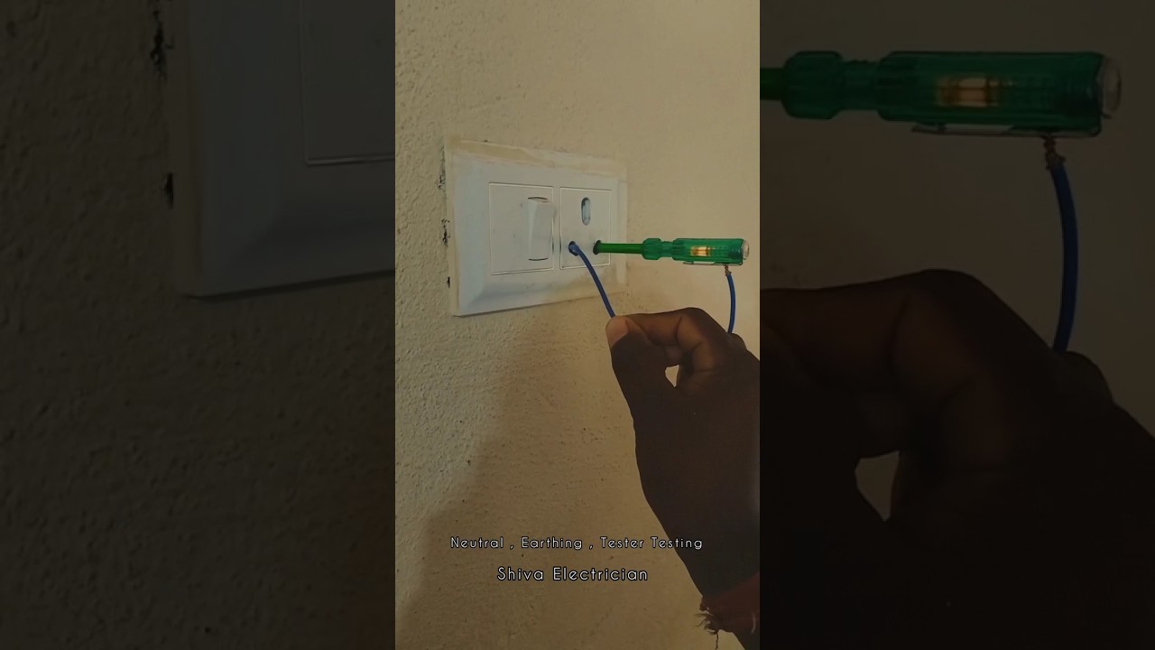 Neutral and Earthing Tester Testing ⚡ Shiva Electrician 