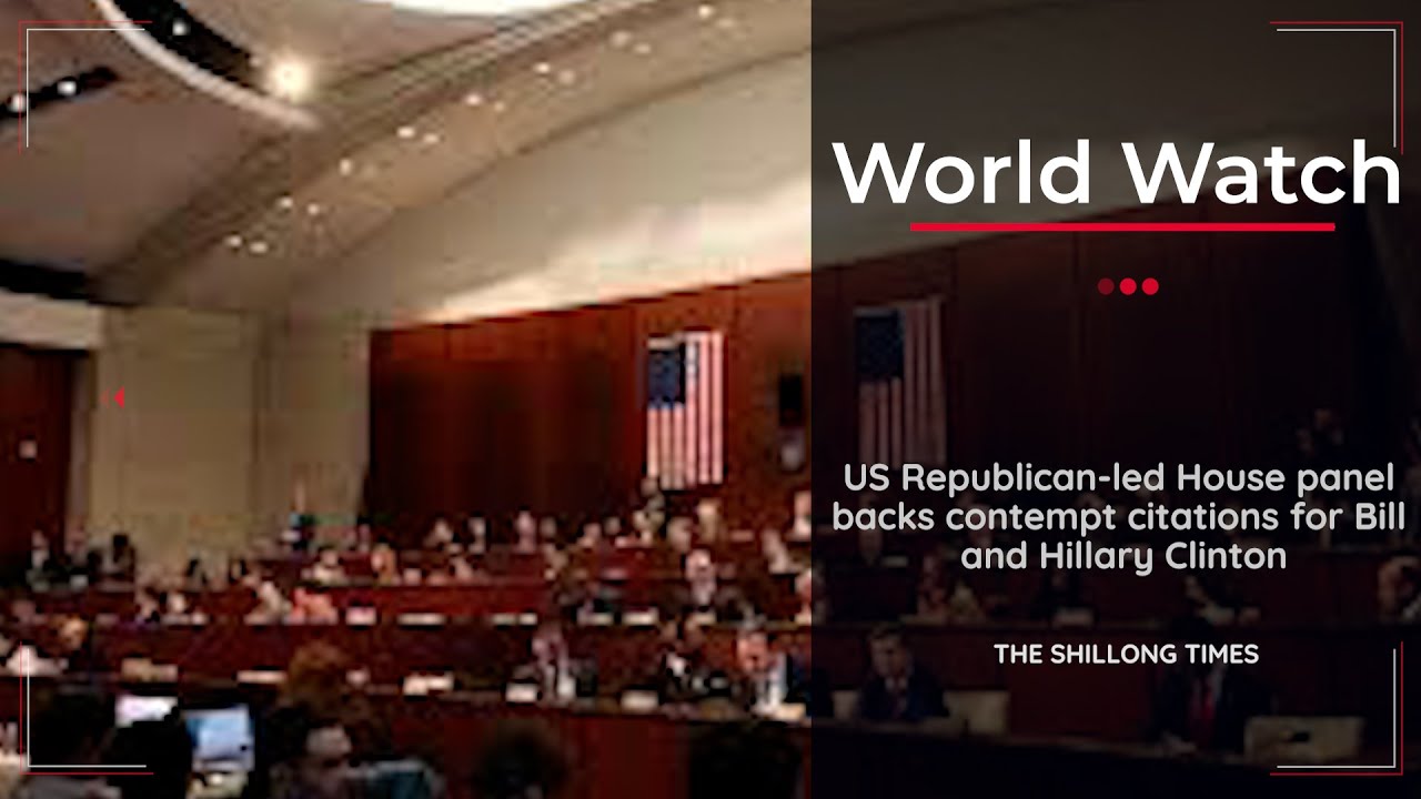 US Republican led House panel backs contempt citations for Bill and Hillary Clinton