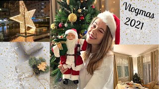 Vlogmas Украшаю квартиру к Рождеству,Распаковка самого долгоданного подарка