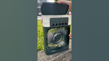 Quạt hơi nước mini, quạt phun sương mini nè #review