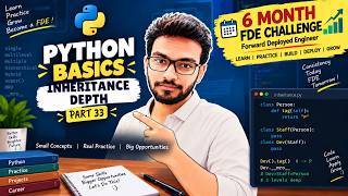 🔥 FDE Journey 38 — Python OOPS advanced inheritance.. !!