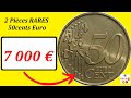 2 pices rares 50 cents euro