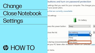 Hp Notebook Pcs Managing Power Options Windows 10 Hp Customer Support