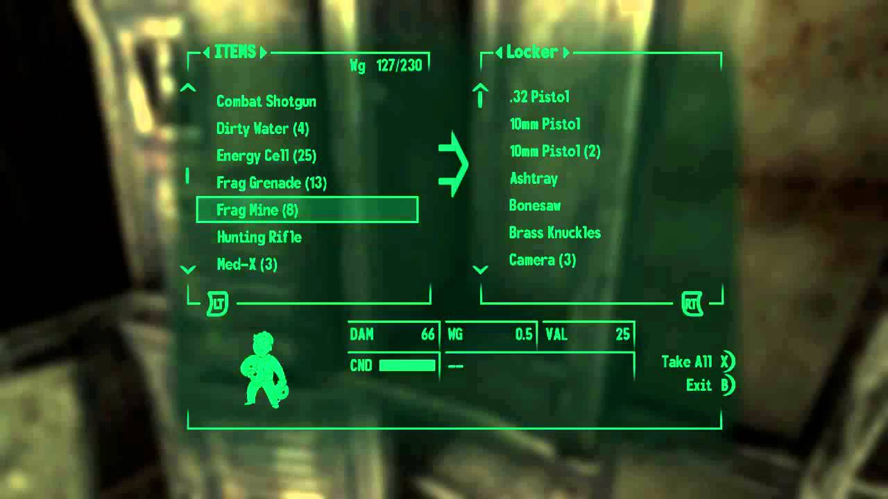 Fallout 3-A Post-Nuclear Inventory Management Sim (gone wrong