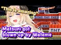 Matsuri Challenges Watame, Got Blown Up In The End【Hololive | Natsuiro Matsuri x Tsunomaki Watame】