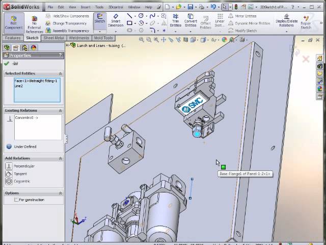 Control 3D Sketches with 3D Sketch Planes and Spline Tools  TriMech