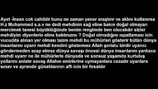 H.z Mehdi Elindeki Mühürle Tanınır