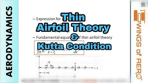 Thin Airfoil Theory | Kutta Condition | Aerodynamics | Ms. Aishwarya Dhara