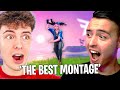 Streamers react to my best montage ft clix flea