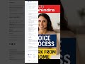 Tech Mahindra I Voice Process – WFH I Remote I apply Now I Urgent Need I #sarkarirojgarsamachar