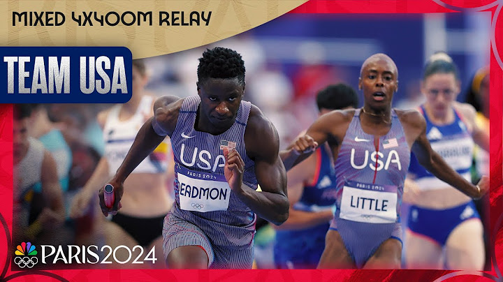 Team USA smashes WORLD RECORD by over a FULL SECOND in mixed 4x400 relay heat | Paris Olympics