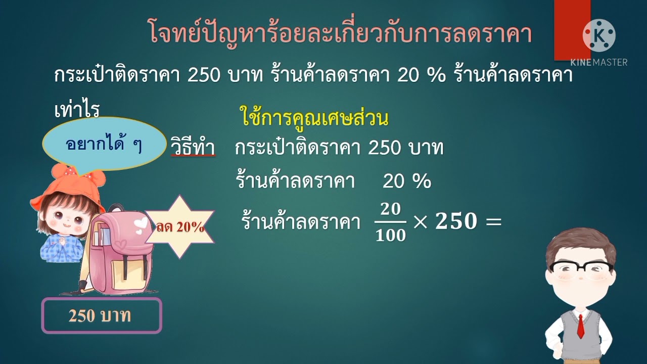 การ ลด ราคา  2022 Update  โจทย์ปัญหาร้อยละเกี่ยวกับการลดราคา