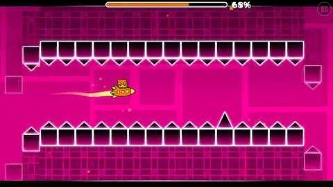 Geometry Dash walkthrough levels 1-21 [All coins]