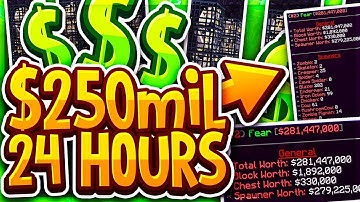 24 HOUR GOD FACTIONS BASE (250MIL) | Minecraft Factions | Decimate | Mars [3]