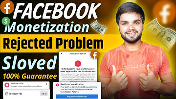 Facebook Monetization In Review Problem | In Stream Ads Facebook Monetization Rejected Problem 2023