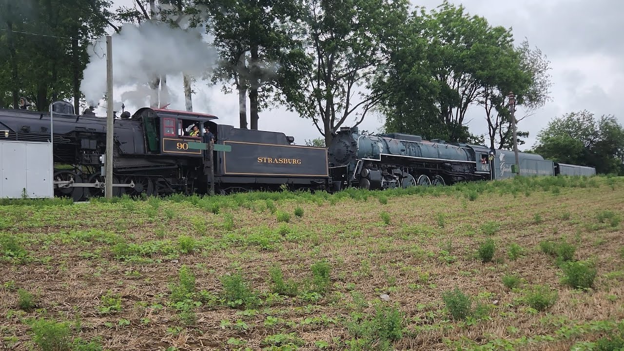 Chasing the Legendary C&O 614 to Strasburg, PA!