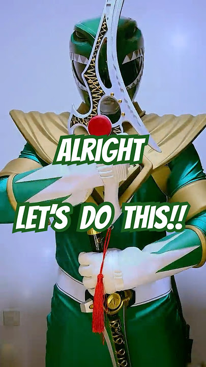 Green Ranger with Sword of Darkness! Check this out!