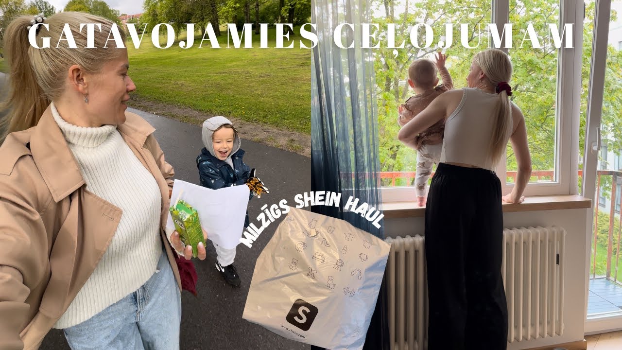 GATAVOJMIES CEĻOJUMAM - KO ŅEMŠU LĪDZI, ZARA KIDS UN MILZĪGS SHEIN BĒRNU HAUL. VLOGS #482