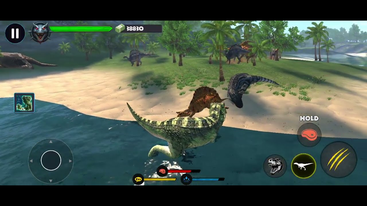 Jurassic Clash: Primal Dino Sim -: T-Rex 🦖 Team part 2! ( wait for end 🦖)