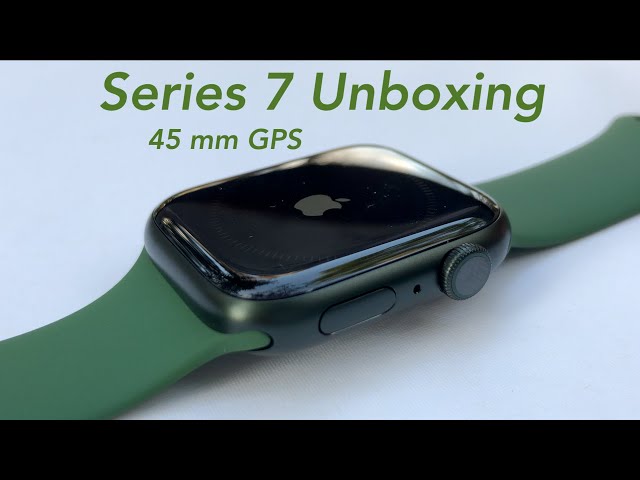 Apple Watch Series 7 Green 45 mm Unboxing and Quick Look. THIS IS