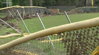 Storm damage significantly impacts ballpark of Little League organization