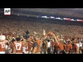 Longhorns Sing "The Eyes of Texas" After Beating No. 10 Notre Dame