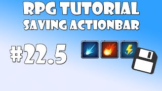 #22.5 Unity RPG Tutorial - Saving actionbar
