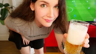 ASMR 🍺⚽Caring for you before a football match ⚽🥅 2.0