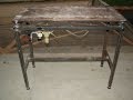 fabrication table vibrante et coulage couvertine