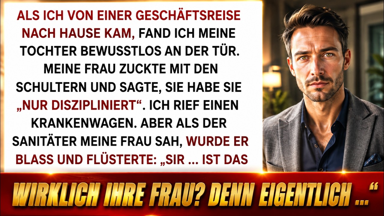 Ich kam von der Dienstreise heim – dann fand ich meine Tochter bewusstlos vor der Tür