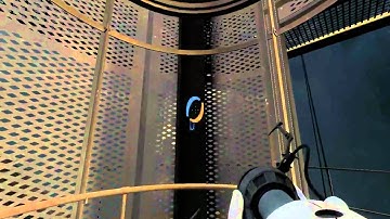 Portal 2 - sp_a3_transition01 - Portal through Elevator Glitchch