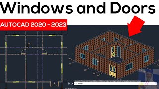 Windows and Doors in Autocad Architecture 2020 - 2023. ( Episode 5 ) by Seidu Nuhu  1,779 views 1 year ago 38 minutes