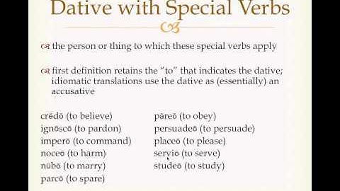 Ch. 35: Three New Datives