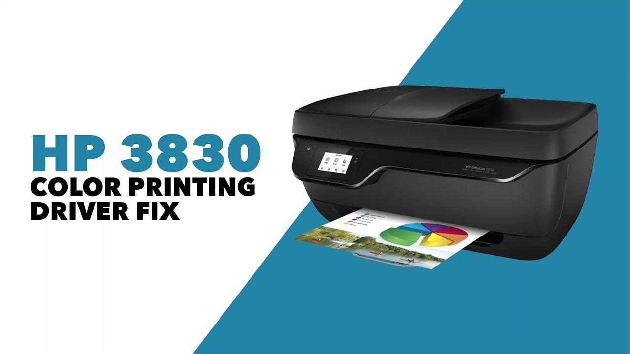 skat Formuler Kommandør HP 3830 Color Printing Fix - YouTube