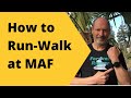 How to run/walk at your MAF heart rate