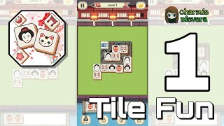 Tile Fun - パート 1: レベル 1 ～ 7 のゲームプレイ ウォークスルー (iOS および Android) screenshot 1