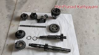 Gearbox Assembly Installation for Yezdi classic 1&amp;2, Roadking,Oil king and Monarch