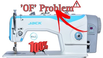 How to remove "OF" Problem in jack F4 machine. #jacksewingmachine #viral #repairing #electronics