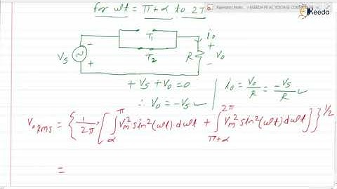 Demystifying Single Phase Full Wave AC Voltage Controller With R Load | GATE Power Electronics