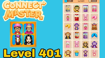Connect master match puzzle level 401 solution walkthrough 