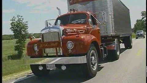 2 Stick B61 Mack with Fruehauf trailer