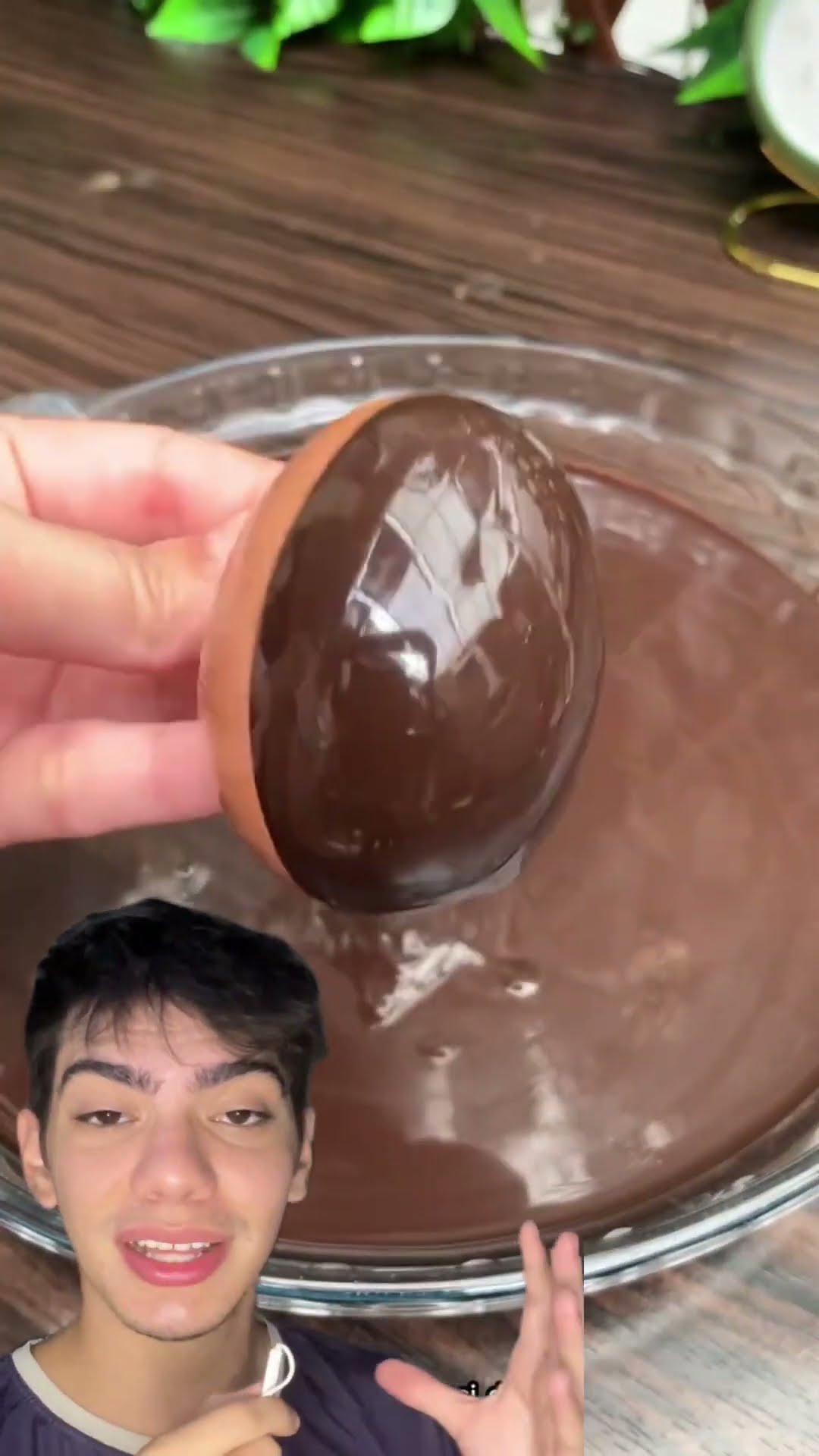 Faça um ovo de Páscoa perfeito em casa com truque simples. Delícia fácil de fazer! ??