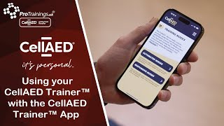 Using your CellAED Trainer with the CellAED® Trainer App