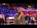 Usher Sings Star-Spangled Banner Before Game 4