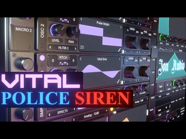 Tutorial Desain Suara Sirene Polisi dan Alarm Penting class=