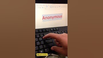 Word trick everyone should know ☠️ #shorts #asmr #keyboard #typing #tricks #tech #windows