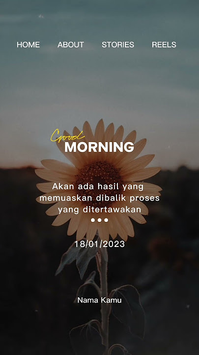 template capcut story quotes pagi hari #storywa #quotes #templatecapcut