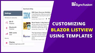 Customizing Blazor ListView Using Templates